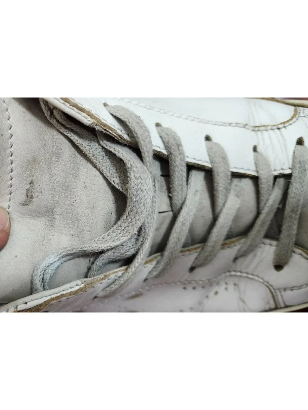 Golden Goose Superstar White Leather Low Top Sneakers EU 39 US 8.5 Made in Italy